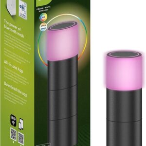 Calex Smart Outdoor LED Buitenlamp – Slimme Grondspot – Sokkellamp RGB en Warm Wit Licht- 4W